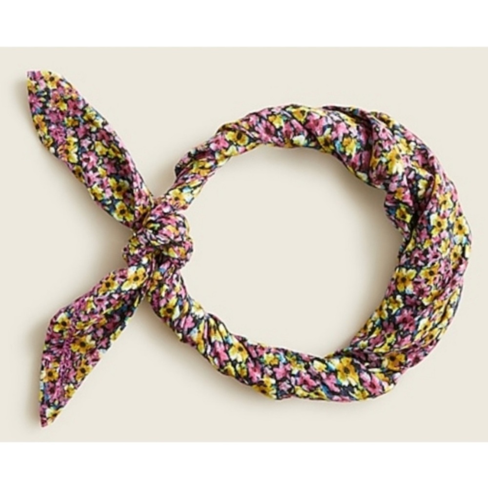 NWT JCrew Liberty Square Scarf & Headband